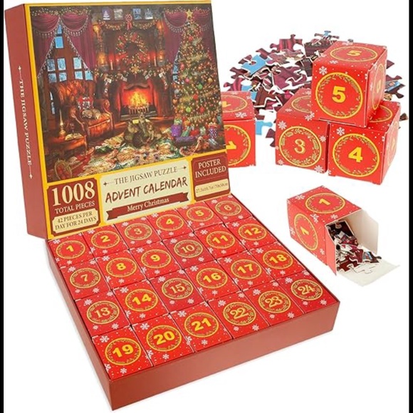 Christmas Jigsaw Puzzle Advent Calendar - Picture 2 of 4